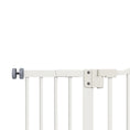 Load image into Gallery viewer, Pressure Fit Dog Stair Gate No Drilling Safety Gate Auto Close for Doorways, Hallways, 74-100cm Adjustable, 78cm Tall, White