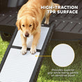 Load image into Gallery viewer, Dog Ramp for Car, SUV, Truck, Foldable Dog Car Ramp with Support Leg, Non-Slip TPR Surface, 69" x 15.7" Pet Stairs for Small to Large Breeds Up to 220LBS, Outdoor Indoor