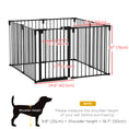 Load image into Gallery viewer, Dog Playpen DIY Adjustable, Puppy Play Pen Dog Fences Indoor with Automatically Close Lock, Pet Door for Doorway Stair, Fireplace Christmas Tree Barrier, 8-Panel, 30''H