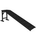 Load image into Gallery viewer, PawHut Dog Ramp for Bed, Pet Ramp for Dogs with Non-Slip Carpet and Top Platform, 74" x 16" x 25", Black