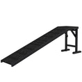 Load image into Gallery viewer, PawHut Dog Ramp for Bed, Pet Ramp for Dogs with Non-Slip Carpet and Top Platform, 74" x 16" x 25", Black