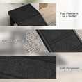 Load image into Gallery viewer, PawHut Dog Ramp for Bed, Pet Ramp for Dogs with Non-Slip Carpet and Top Platform, 74" x 16" x 25", Black