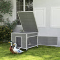Load image into Gallery viewer, Duck Coop, Wooden Chicken House Rabbit Hutch with Openable Roof, Removable Floor, Double Doors, Ramp, Duck House for 3-6 Chickens, Geese, 30" x 38" x 30"