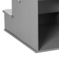 Load image into Gallery viewer, PawHut Pet Stairs, Small Pet Steps with Cushioned Removable Covering for Dogs and Cats Up To 22 Lbs., Grey