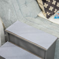 Load image into Gallery viewer, Pet Stairs Dog Steps for High Bed, 4 Levels Dog Stairs for Car, Wooden Cat Ladder with Non-Slip Carpet, 15.7" L x 23.2" W x 21.3" H, Grey