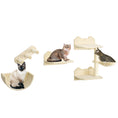 Load image into Gallery viewer, PawHut Cat Wall Shelves, 4 Pcs Cat Wall Furniture Cat Climbing Shelf with Cat Hammock, 3 Steps, Perches, Scratching Post, for Sleeping, Playing, Beige