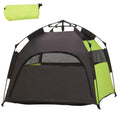 Load image into Gallery viewer, Pop Up Dog Tent for Extra Large and Large Dogs, Portable Pet Camping Tent with Carrying Bag for Beach, Backyard, Home, Green