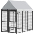 Load image into Gallery viewer, Large Dog Kennel Outdoor with Roof, 3 Doors, Expandable Heavy Duty Dog Kennel Outside Run Enclosure with Secure Lock, Removable Door, for Small Medium Large Pets, Chickens, Ducks, 6' x 4' x 6'