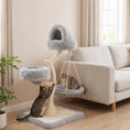 Load image into Gallery viewer, Modern Cat Tree Tower 115 cm Branch Design with Washable Beds, Cat Tower with Sisal Scratching Post, Holds 1 Cat up to 6kg