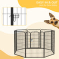 Load image into Gallery viewer, Dog Pen 8 Panels Puppy Pen Heavy Duty Pet Playpen for Indoor Outdoor for Dogs, Rabbits, Ducks 100cm High