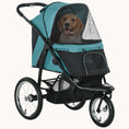 Load image into Gallery viewer, EasyFold Pet Stroller for Small and Medium Dogs and Cats Dark Green