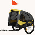 Load image into Gallery viewer, Bike Trailer for Dogs, Pet Bike Wagon with Steel Frame for Medium Dogs, Yellow