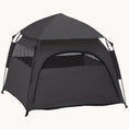 Load image into Gallery viewer, Pop-Up Dog Tent for Extra Large & Large Dogs with Carry Bag Dark Gray