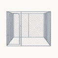 Load image into Gallery viewer, 13.1'x7.5'x6' Heavy Duty Outdoor Dog Kennel with Galvanized Chain Link & Secure Lock