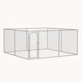 Load image into Gallery viewer, 13.1'x13.1'x6' Heavy Duty Outdoor Dog Kennel with Galvanized Chain Link & Secure Lock