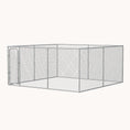 Load image into Gallery viewer, 13.1'x13.1'x6' Heavy Duty Outdoor Dog Kennel with Galvanized Chain Link & Secure Lock