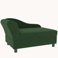 Load image into Gallery viewer, Dog Couch with Hidden Storage & Soft 2" Foam, for Small Dogs, Green