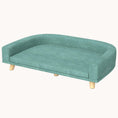 Load image into Gallery viewer, Pet Sofa Bed with Removable Top, Washable Cover, for Large Dogs & Cats, Green