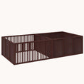 Load image into Gallery viewer, Whelping Box for Dogs and Puppies with Removable Doors, 81" x 39" x 20", Coffee