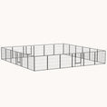 Load image into Gallery viewer, 24 Panel Dog Fence for Small and Medium Dogs with Lockable Door, 15.7' x 15.7' x 2.6'