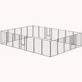Load image into Gallery viewer, 44.5" H 24 Panels Customizable Indoor/Outdoor Dog Playpen with Lockable Door