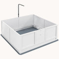 Load image into Gallery viewer, 49" x 48" Whelping Box for Puppies with Light Stand Pig Rail & Adjustable Door