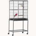 Load image into Gallery viewer, 30" Rolling Bird Cage with Detachable Stand & Easy Access