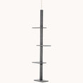 Load image into Gallery viewer, Floor-to-Ceiling Cat Tree Cat Climbing Tower with Sisal-Covered Scratching Posts, Grey