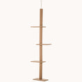 Load image into Gallery viewer, Floor-to-Ceiling Cat Tree Cat Climbing Tower with Sisal-Covered Scratching Posts, Brown