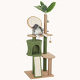 Load image into Gallery viewer, 55" Cat Tree with Scratching Posts Condo for Large Cats,Green
