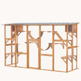 Load image into Gallery viewer, Outdoor Catio Enclosure with Weatherproof Roof 118"x37.5"x74" Orange