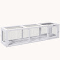 Load image into Gallery viewer, 59" Extendable Weatherproof Outdoor Cat Tunnel with Wooden Frame for Deck/Balcony, White