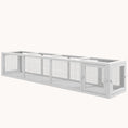 Load image into Gallery viewer, 79" Expandable Wooden Cat Tunnel Secure Outdoor Window Catio White