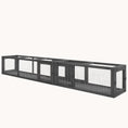 Load image into Gallery viewer, 98" Outdoor Wooden Cat Tunnel with 8 Doors & Combinable Design for Kitty, Pet, Dark Gray