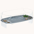 Load image into Gallery viewer, Full View Visually Reptile Habitat with Basking Platform, Water Pump & Filter Layer