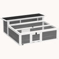 Load image into Gallery viewer, Outdoor Tortoise Habitat with Run, Clear Window & Openable Top, Dark Grey