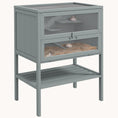 Load image into Gallery viewer, Adventure Natural Hamster Habitat 3-Tier with Storage Shelf 23.5"x 15.75"W x 31.5" Grey