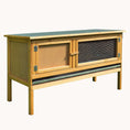 Load image into Gallery viewer, Fir Wood Rabbit Hutch with Openable Waterproof Roof & Leakproof Tray