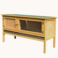 Load image into Gallery viewer, Fir Wood Rabbit Hutch with Openable Waterproof Roof & Leakproof Tray
