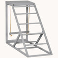 Load image into Gallery viewer, Chicken Play Set for Healthy & Happy, with Swing, Perches, Ladder, Coop Toy, Gray