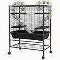 Load image into Gallery viewer, 32" Large Hamster Cage with Storage Shelf & Tubes System Black