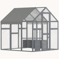 Load image into Gallery viewer, 5.5' x 6' x 6' Large Wooden Chicken Run with Waterproof, for 6-8 Chickens