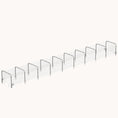 Load image into Gallery viewer, Extra Long Chicken Run 354" x 39" Galvanized with Nylon Netting 10-arch Silver