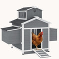 Load image into Gallery viewer, Chicken Coop for 2 Wooden Henhouse with Nesting Box & Waterproof Roof