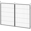 Load image into Gallery viewer, Dog Pen, 2 Panel Puppy Pen, Portable, Detachable, For Large Dogs, 100cm Tall, Black