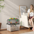 Load image into Gallery viewer, Hamster Cage, 2 Tier Gerbil Cage with 31cm Deep Tray, Tube System, Water Bottle, Ramp, Feeding Bowl, 58 x 43 x 57cm, Multicoloured