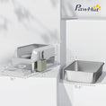 Load image into Gallery viewer, PawHut XL Stainless Steel Litter Box, Metal Litter Box High Sided, Anti-Urine Leakage, Non-Sticky, Cat Litter Box with Metal Scoop & Scoop Holder, 24" x 16" x 11", Light Gray