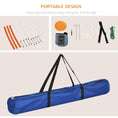 Load image into Gallery viewer, Dog Agility Training Equipment with Disc, Whistle, Weaves Poles, Adjustable Jumping Poles, Food Bag, 5 Pieces Dog Obstacle Course with Carry Bag, Multicoloured