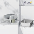 Load image into Gallery viewer, PawHut Stainless Steel Litter Box, Easy Clean Metal Litter Box with High Sided for Anti-Urine Leakage, Cat Litter Box with Metal Scoop & Scoop Holder, Light Gray