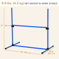 Load image into Gallery viewer, Large Size Dog Agility Training Equipment 4.5KG Net Wight, 4 PCS Adjustable Height Jump Bars, Obstacle Course Starter Kit for Large Medium Small Dog Puppy, Blue
